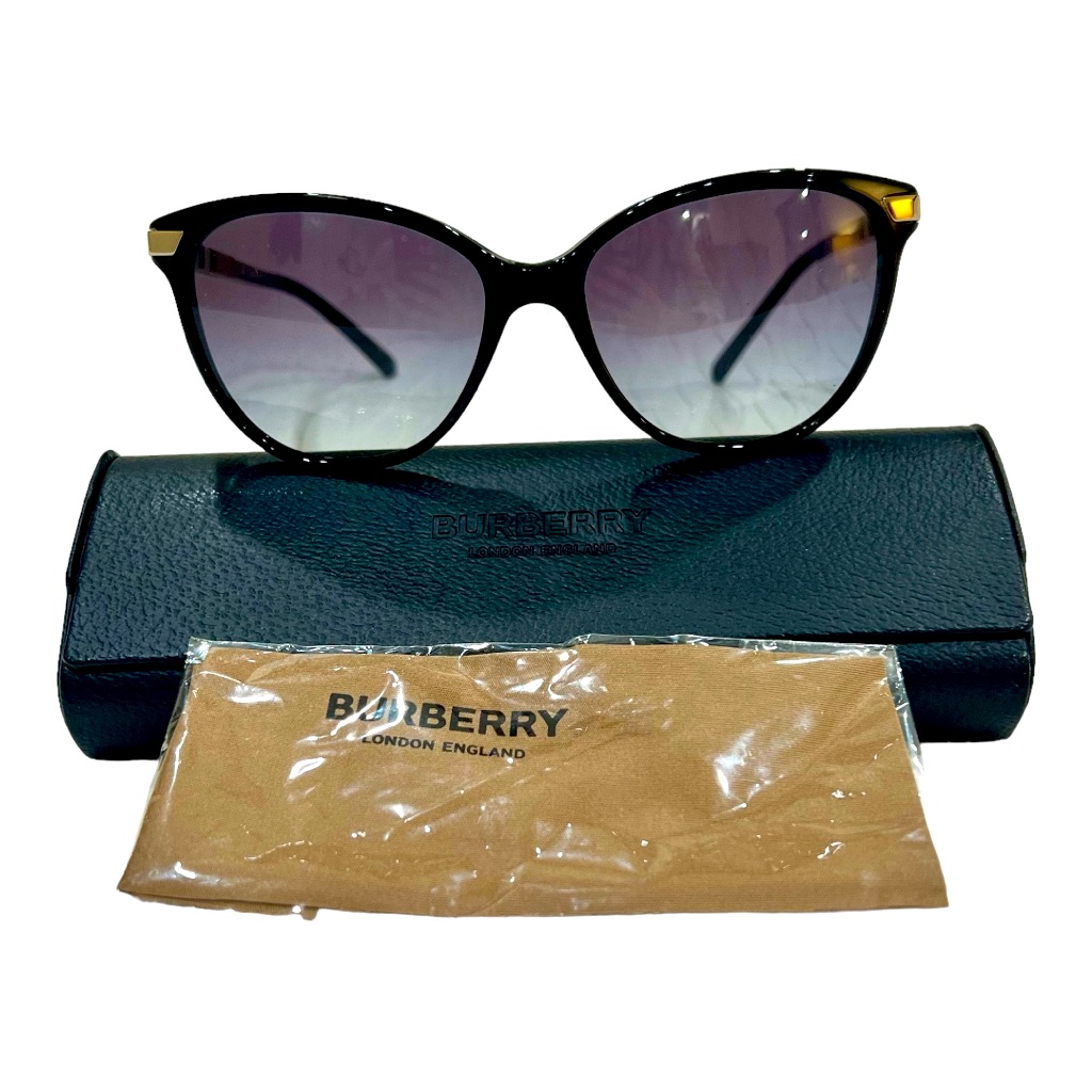 Like New Burberry Be4216f 30018g Black Gray Gradient